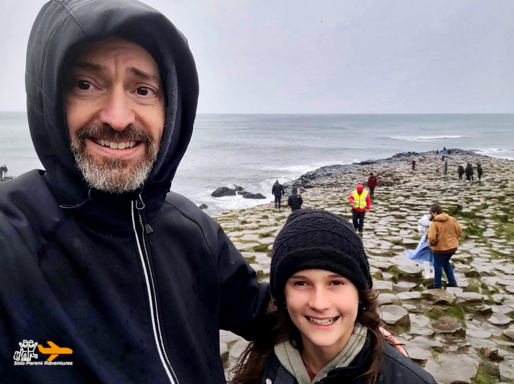 Solo Parenting at the Giant's Causeway