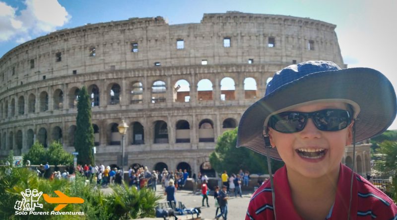 Outside the Colosseum