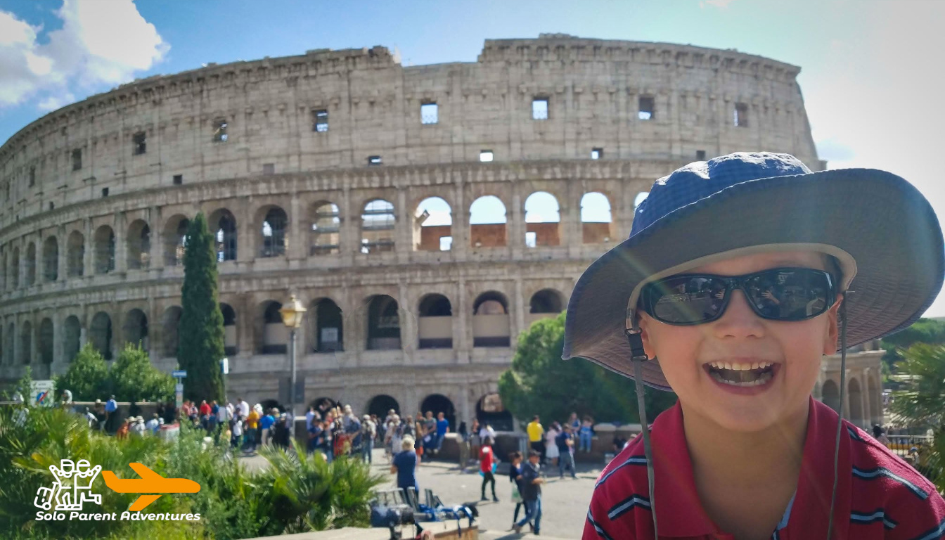 Visiting the Colosseum with a Kid