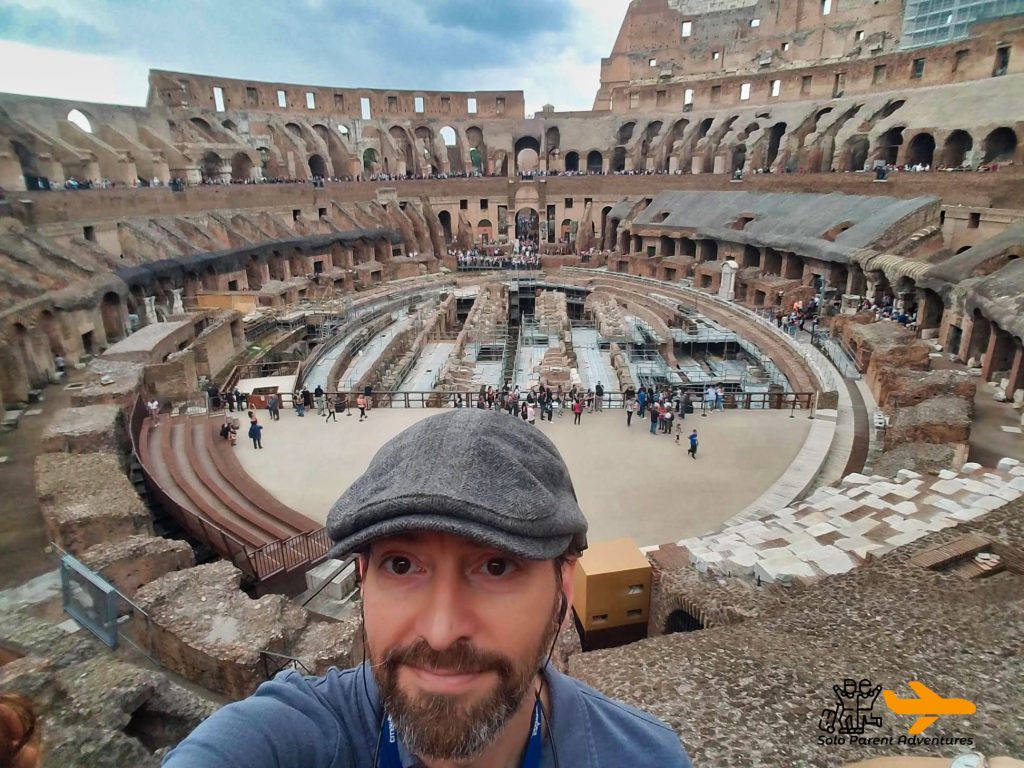 Me inside the Colosseum